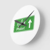 Phuket Ahead ⚠ Thai Highway Traffic ⚠ Ronde Klok (Hoek)