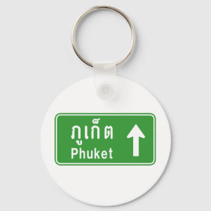 Phuket Ahead ⚠ Thai Highway Traffic ⚠ Sleutelhanger