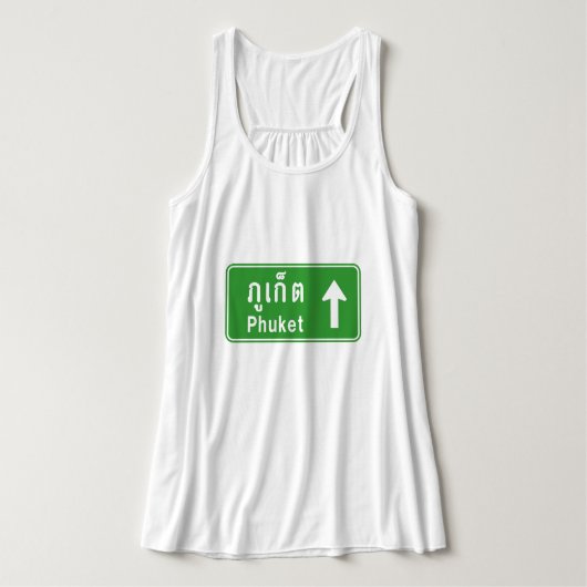 Phuket Ahead ⚠ Thai Highway Traffic ⚠ Tanktop (Design voorkant)