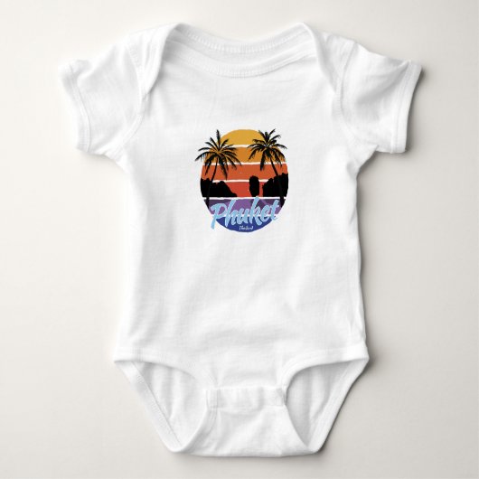 Phuket Baby Bodysuits, Phuket, Thailand Romper (Voorkant)