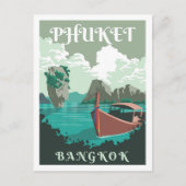 Phuket Bangkok Thailand Travel Place Illustratie Briefkaart (Voorkant)