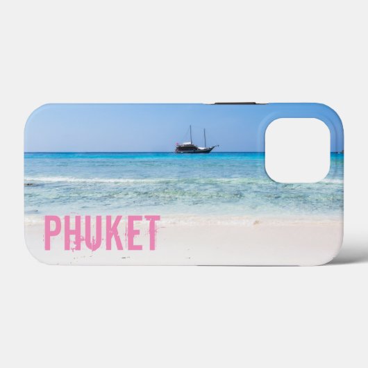 Phuket Beach Thailand souvenir Case-Mate iPhone Case (Achterkant (horizontaal))