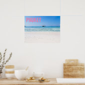 Phuket Beach Thailand souvenir Poster (Keuken)