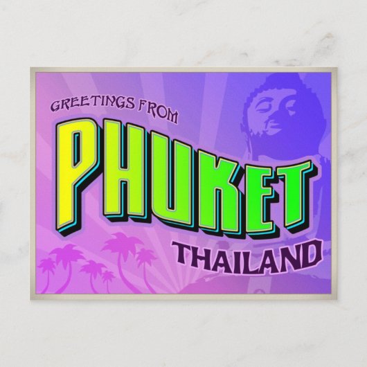 PHUKET BRIEFKAART (Voorkant)