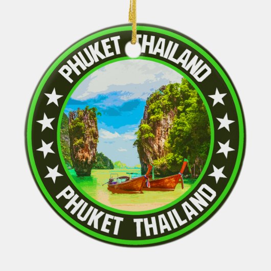 Phuket Keramisch Ornament (Achterkant)