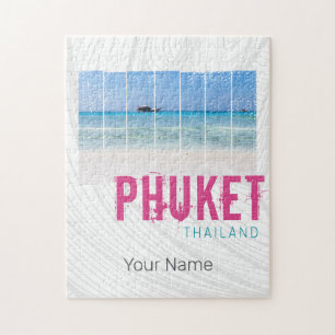 Phuket Thailand Beach Panorama Souvenir Legpuzzel