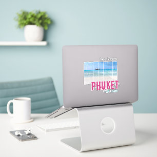 Phuket Thailand  Beach Panorama Souvenir Sticker