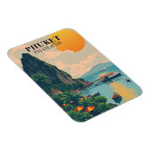Phuket Thailand Beach Travel Souvenir Magnet (Côté Droit)