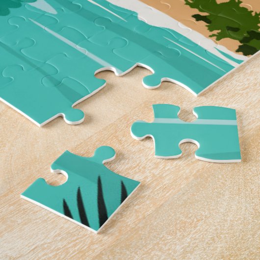 Phuket Thailand Retro Legpuzzel (Zijkant)