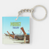 Phuket Thailand Tropical Beach  Sleutelhanger (Achterkant)