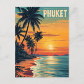 Phuket vintage briefkaart (Voorkant)