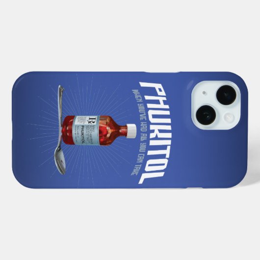Phukitol - grappig frustratie medicijn Hoesje-Mate Case-Mate iPhone Case (Achterkant (horizontaal))