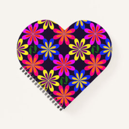 Phunktanicals by Mimma Heart Shaped Notebook Notitieboek
