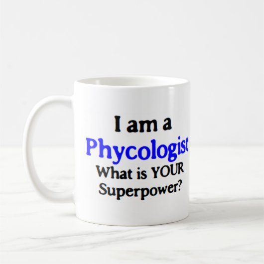 phycologue tasse de café (Gauche)