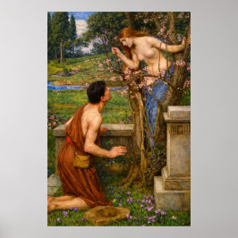 Phyllis and Demophoön by John William Waterhouse Poster