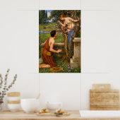 Phyllis and Demophoön by John William Waterhouse Poster (Keuken)