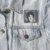 Phyllis DeSantis Vierkante Button 5,1 Cm (In situ)
