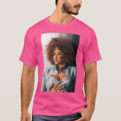 Phyllis Hyman Kleurpotlood www.Keithmcdowellartis T-shirt (Voorkant)
