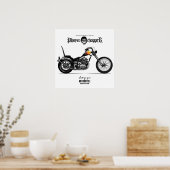  Physco Chopper-motorfiets Poster (Keuken)