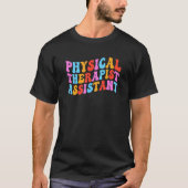 Physical Therapist Assistant Groovy PTA T-shirt (Voorkant)