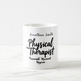 Physical Therapist Passionate Movement Typography Koffiemok