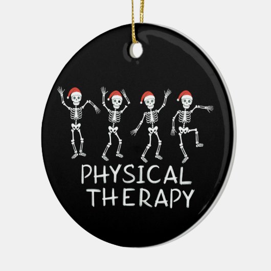 Physical Therapist Skeleton Christmas DPT Student Keramisch Ornament (Links)