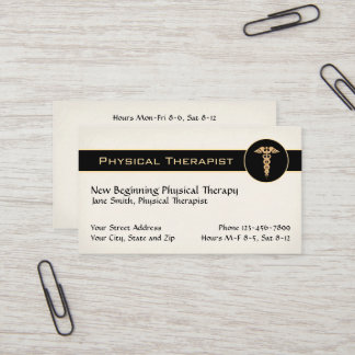 Physical Therapist Therapy Business Cards Visitekaartje