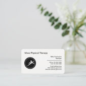 Physical Therapy Medical Logo Template Visitekaartje (Staand voorkant)