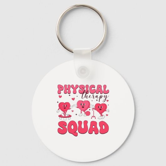 Physical Therapy Squad Valentines Day Pt Pta Vale  Sleutelhanger (Voorkant)