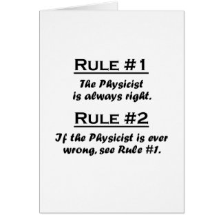 Physicien de règle