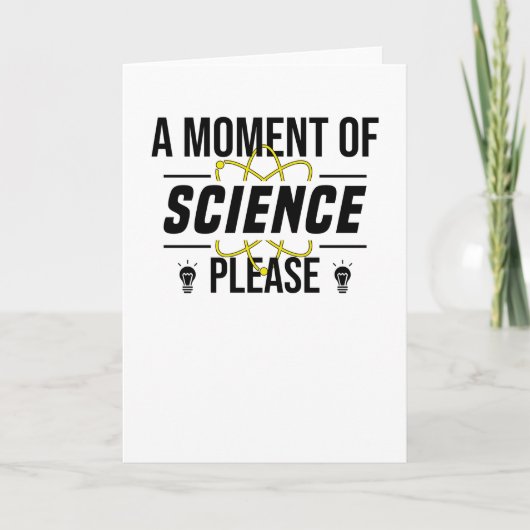 Physics Electron University Student Science Kaart (Voorkant)