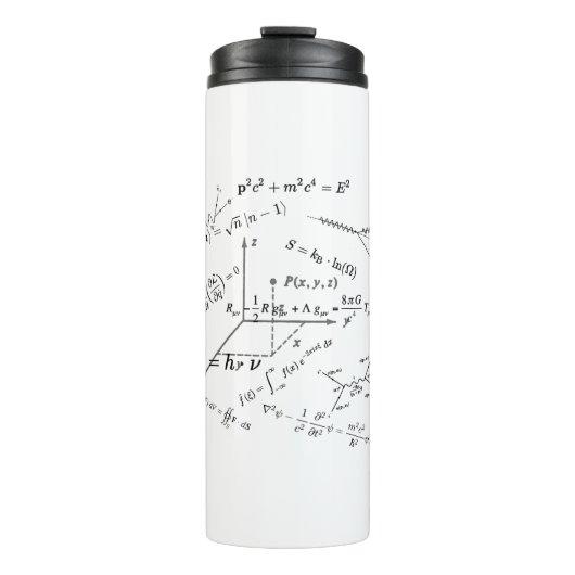 Physics equations and formulas thermosbeker (Voorkant)