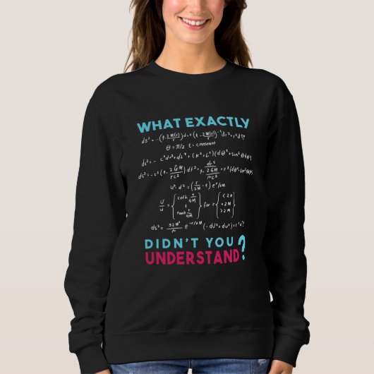 Physics formula Joke funny Math Trui (Voorkant)