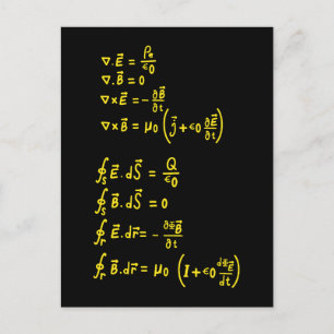 Physics Formula Square Sticker Invitation Briefkaart