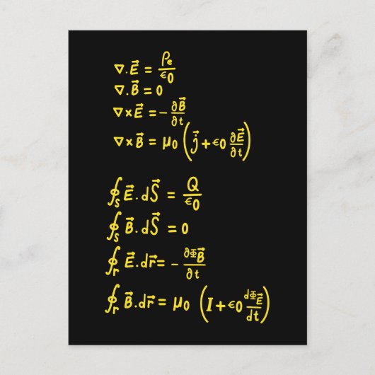 Physics Formula Square Sticker Invitation Briefkaart (Voorkant)