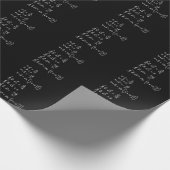 Physics Formula Square Sticker Invitation Cadeaupapier (Hoek)