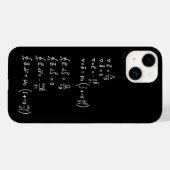 Physics Formula Square Sticker Invitation Case-Mate iPhone Case (Achterkant (horizontaal))