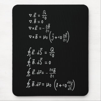 Physics Formula Square Sticker Invitation Muismat