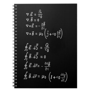 Physics Formula Square Sticker Invitation Notitieboek