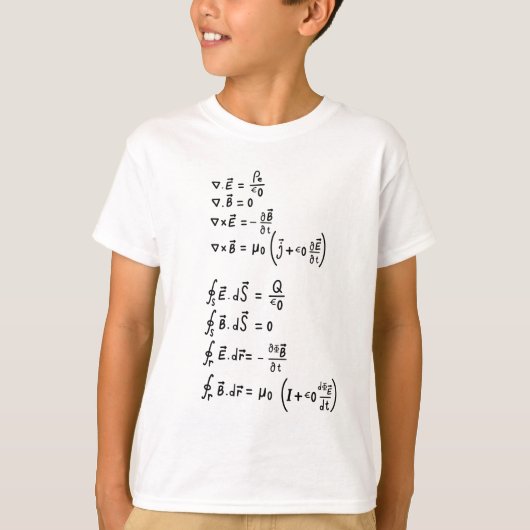 Physics Formula T-Shirt Invitation Square Sticker (Voorkant)