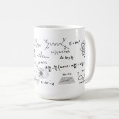 Physics Formulas Coffe Mug (Devant droit)