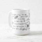 Physics Formulas Coffe Mug (Devant gauche)