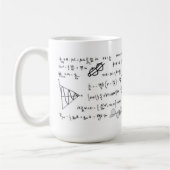 Physics Formulas Coffe Mug (Gauche)