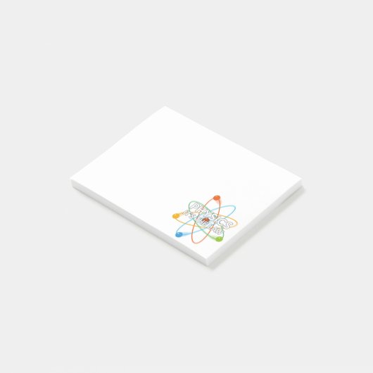 PHYSICS HET IS DE WET Fun Science Post-it® Notes (Schuin)