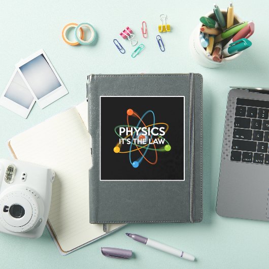 PHYSICS HET IS DE WET Fun Science Sticker (iPad Cover)