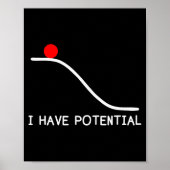 Physics I Have Tential Energy Funny Poster (Voorkant)
