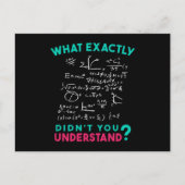 Physics Math Formula Joke Briefkaart (Voorkant)