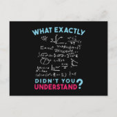 Physics Math Formula Joke Briefkaart (Voorkant)