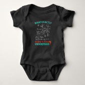 Physics Math Formula Joke Romper (Voorkant)