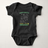 Physics Math Formula Joke Romper (Voorkant)